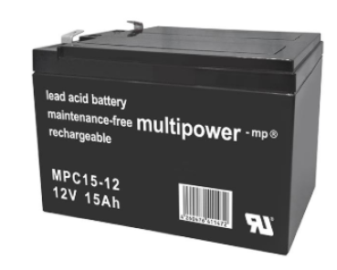 multipower-mp® AGM Bleiakkumulator MPC15-12 12V 15Ah zyklenfähig